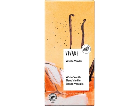 VIVANI Chocolate Blanco Con Vainilla Bourbon Bio 80 G (Vainilla Chocolate)