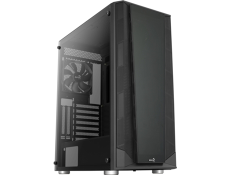 caja para pc atx torre mediana con paneles de cristal AEROCOOL Prism v1