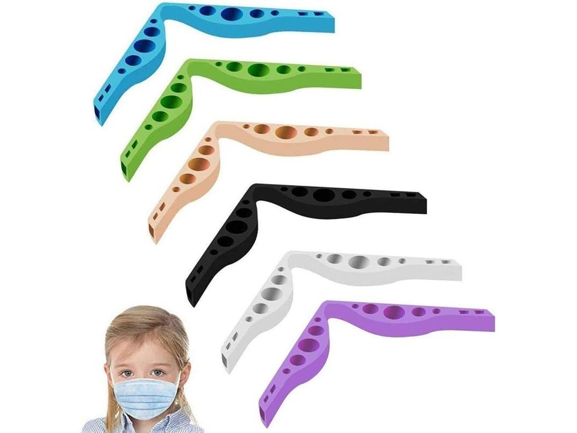 6 Clips Nasales Antivaho Para Gafas, Accesorio Reutilizable Para El Puente Nasal.