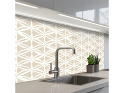 Salpicaderos De Cocina Motivo - Moderno - Beige 100x60 Cm