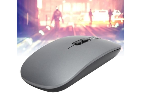HURRISE Ratón óptico silencioso con cable, ratón portátil para ordenador, teclado de ordenador de baja potencia de 1600Dpi