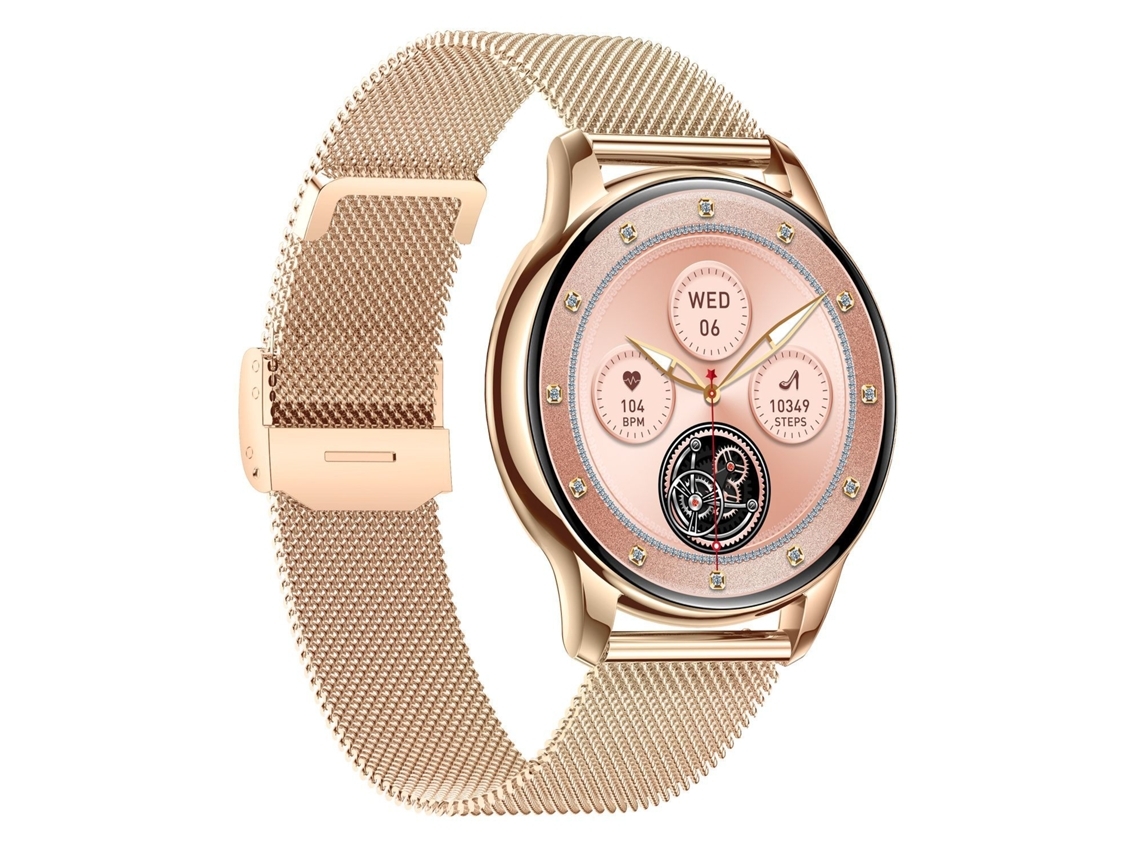 1 27 Reloj Inteligente para Mujer con Función de Teléfono Más de 150 Modos Deportivos Monitor de Ritmo Cardíaco y Sueño Spo2 Cic YEMAESRE