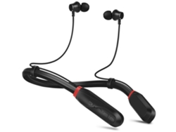 Auriculares Bluetooth JIAPEI con micrófono, estéreo, intrauditivos, con banda para el cuello, para entrenamiento, resistentes al agua, color negro, 120 horas de reproducción.