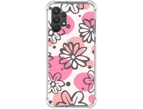 Carcasa Samsung Galaxy A32 4G TUMUNDOSMARTPHONE Dibujos Antigolpes Flores 09 Multicolor