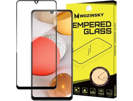 Protector Cristal Templado Samsung Galaxy A42 5G LMOBILE Negro