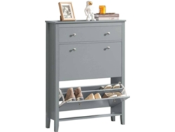 Armario para Zapatos SOBUY FSR89-HG (Gris - MDF - 80 x 25 x 108 cm)