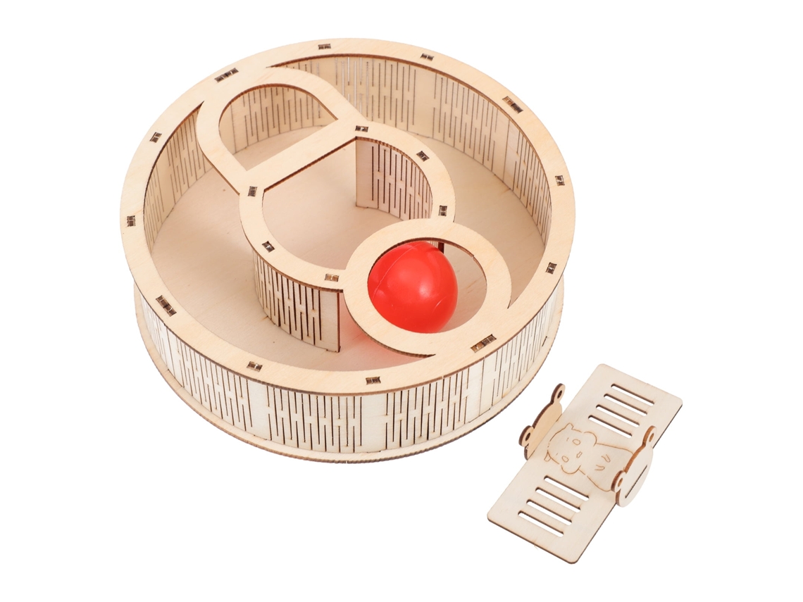 Laberinto de madera para hámsteres