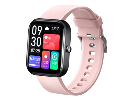 Smartwatch CHRONUS Pantalla de alta definición de 2.0'' 100 modos deportivos 10 días de duración de la batería Rosa