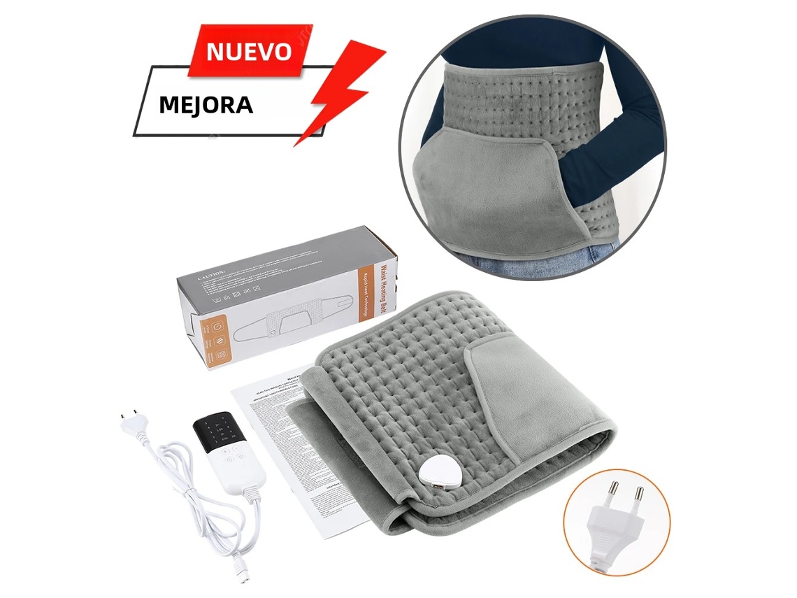 (versión Mejorada) Cinturón Calefactable Eléctrico Con Almohadilla De Aislamiento Térmico