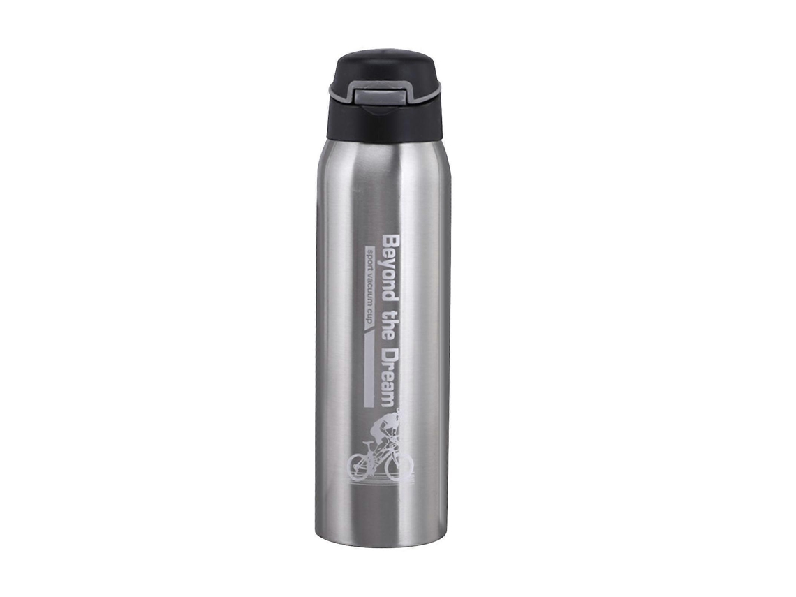 Botella De Agua Deportiva De Acero Inoxidable Para Correr, Escalar, Viajar, Plata Rosewell