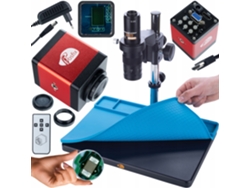 Microscopio digital Earth Pro Mcep-0.5x de alta resolución | Cámara Draco Red Pro de 2 MP | Alfombrilla de silicona de 380 x 260 mm