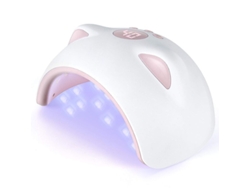 Lámpara De Uñas Led Uv De 60 W, Secador Profesional Para Esmalte En Gel, Secado Rápido Con Temporizador, Pantalla Lcd Y Puerto Usb Portátil.