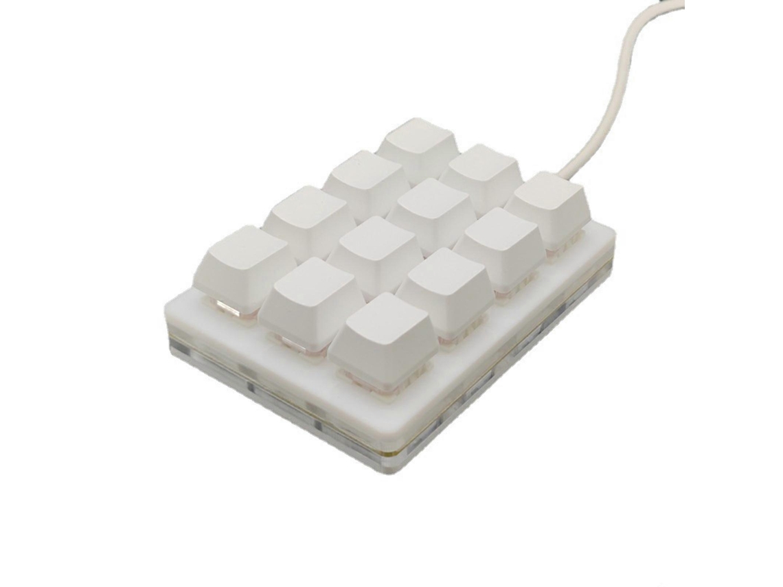 Teclado programable Macropad de 12 teclas con ajustes sencillos. Teclado pequeño para oficina. Teclado personalizable. Everley891