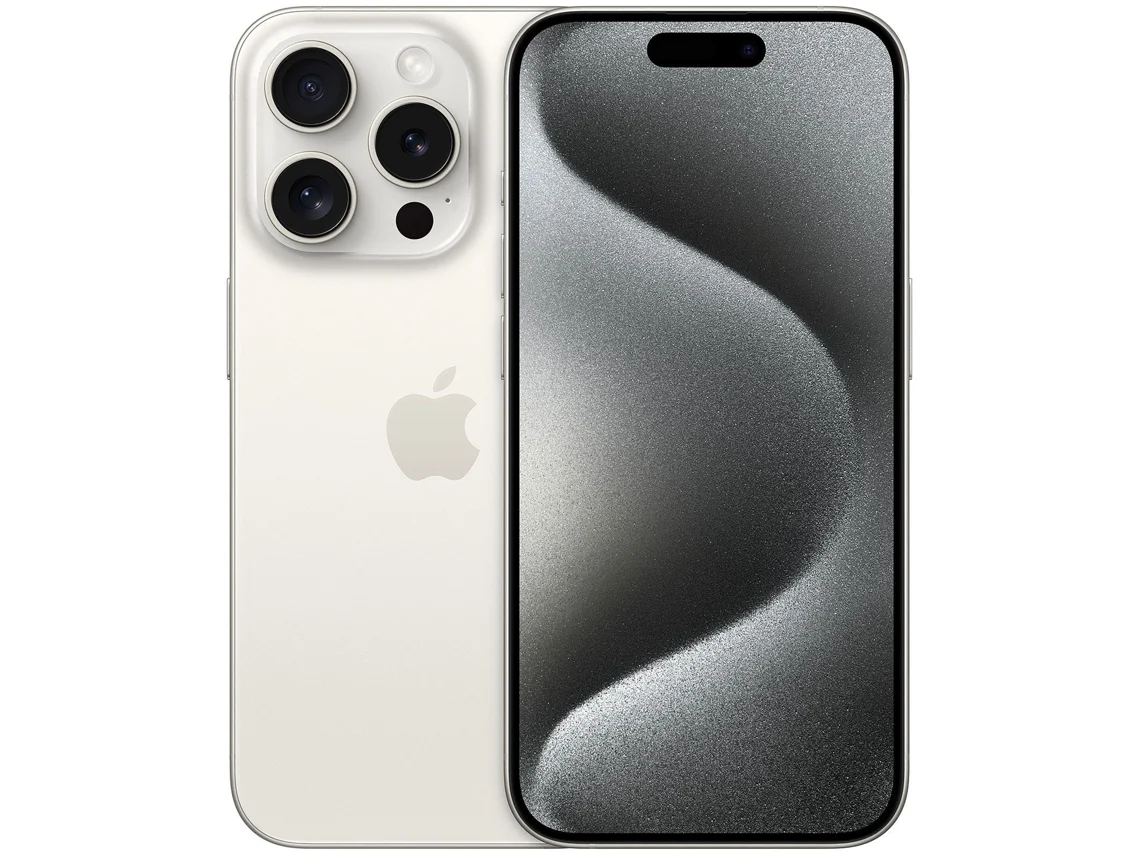 Iphone 15 Pro APPLE (Reacondicionado Como Nuevo - 128 GB - Blanco)