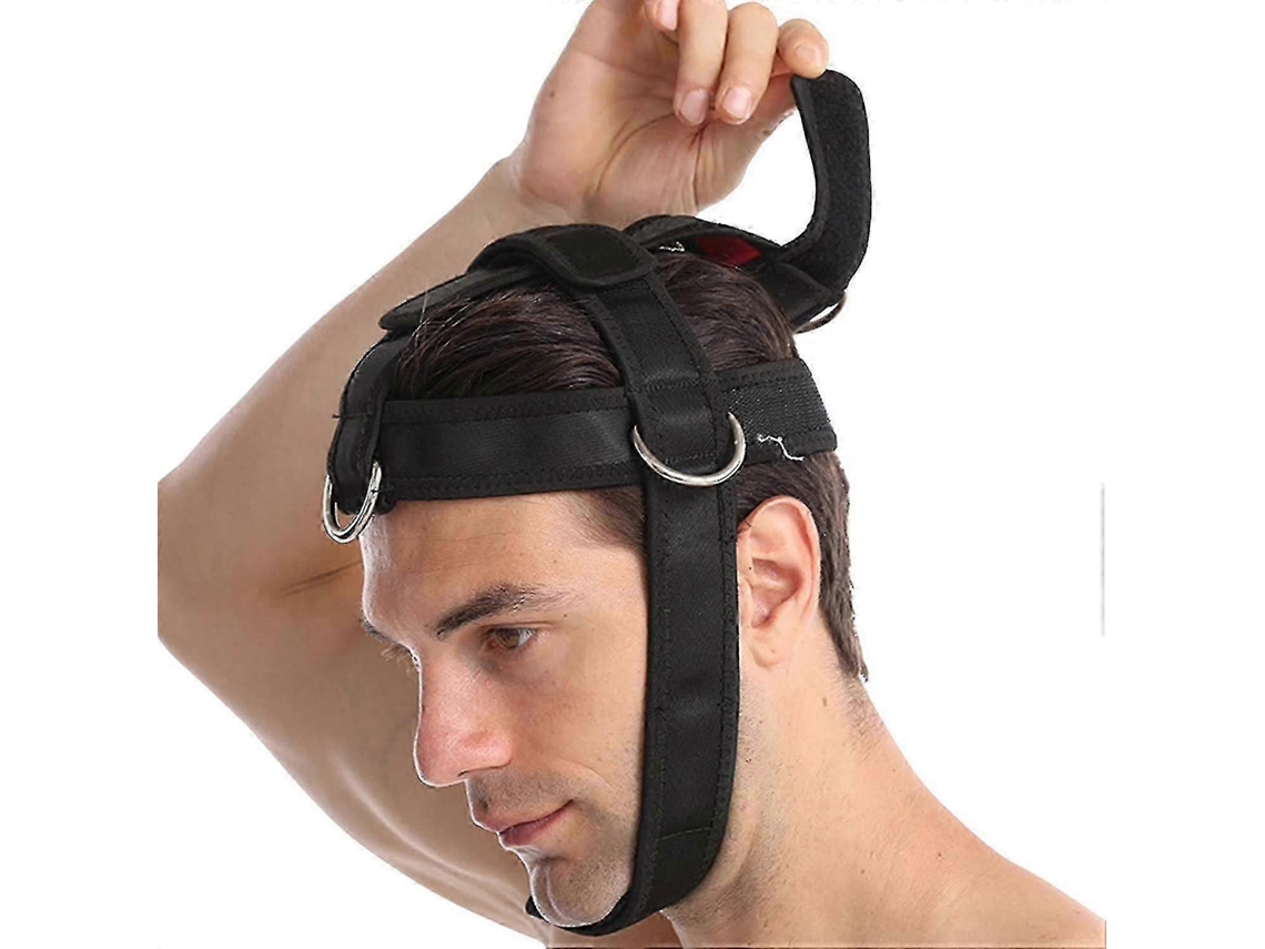 Arnés de entrenamiento de cuello ajustable para MMA, boxeo y buceo. Tejido de refuerzo con anillas en D. _epe Rosewell (soporte para cabeza y barbilla).