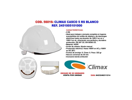 Climax casco 5 rs blanco ref 2451005101000