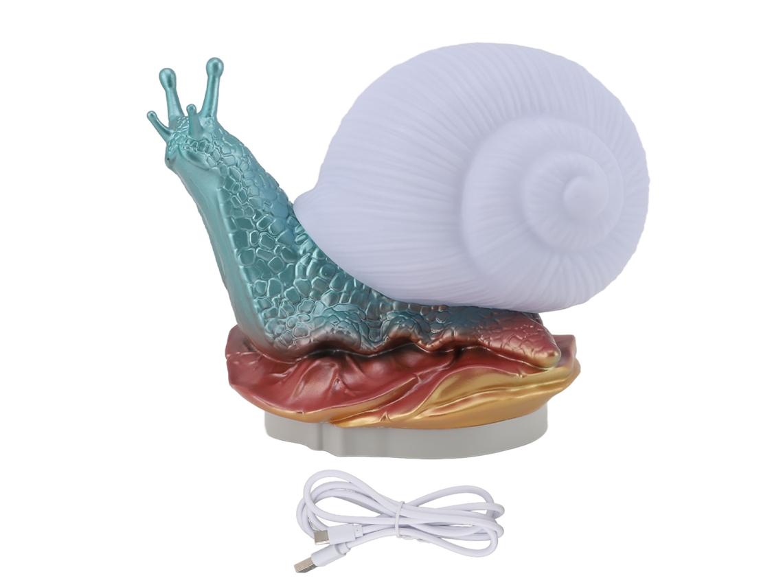 Lámpara de noche espiral 2026 con USB regulable, luz cálida decorativa para escritorio y oficina.