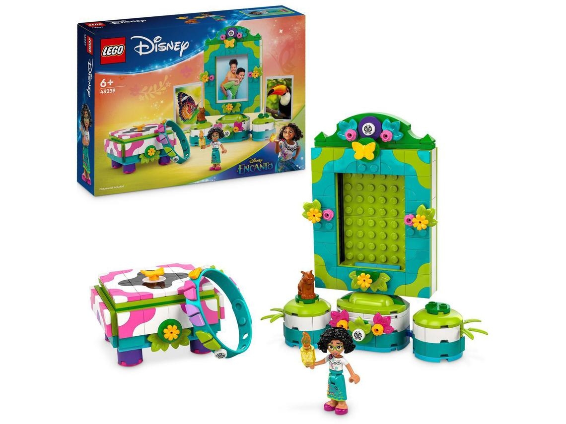 LEGO Disney: Encanto Moldura e Guarda-joias da Mirabel – Brinquedo de construir com personagem (334 peças)