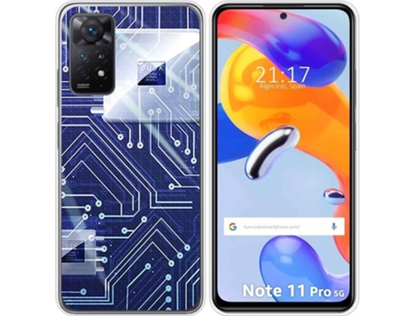 Carcasa Xiaomi Redmi Note 11 Pro TUMUNDOSMARTPHONE Dibujos Circuito Multicolor