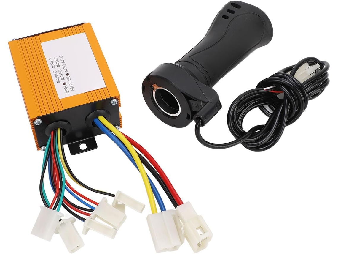 Kit controlador de motor de bicicleta eléctrica, controlador de velocidad para motor escobillado con Gokoco