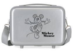 Neceser Disney Joyful plateado de ABS (21x29x15cm, 9l)