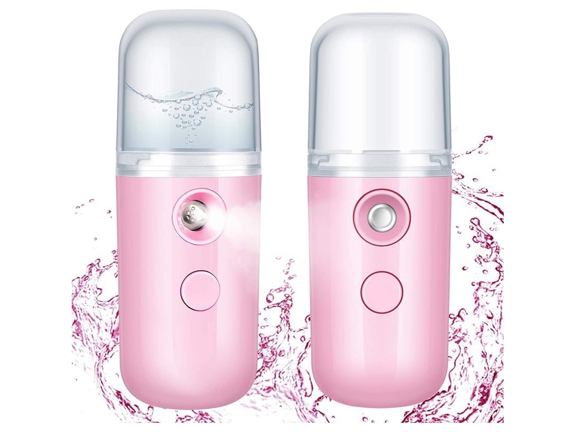 2 Vaporizadores Faciales Portátiles Mister Facial Nano De 30 Ml Con Conexión Usb.