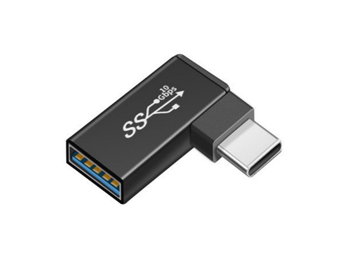 Adaptador Otg Hembra Usb-C Tipo C A Usb 3.0 Ángulo Recto De 90 Grados Para Teléfono Portátil SIURN