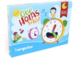 Juego Educativo EUROPRICE ¿Qué hora es? (Edad Mínima: 3 años)