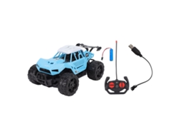 Coche Teledirigido 4x4 Antideslizante Con Luces Y Sonido, 2,4 Ghz, Todoterreno, Juguete Para Niños De 3 Años En Adelante - Azul