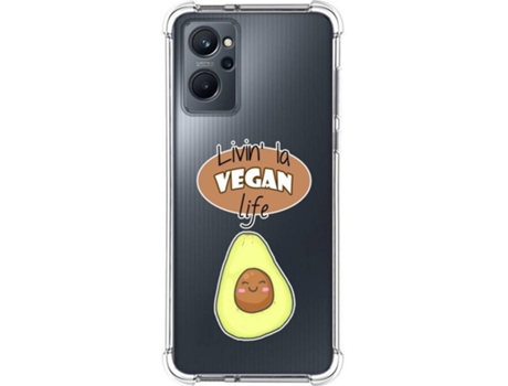 Carcasa Realme 9i TUMUNDOSMARTPHONE Dibujos Antigolpes Vegan Life Multicolor