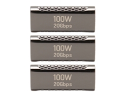 Baoj-2026adaptador Usb C Fêmea Para Fêmea 20gbps 100w 8k 60hz Conector Usb C Acoplador Extensor