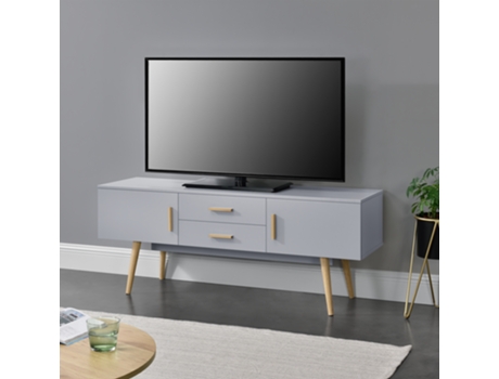 Mueble de TV [EN.CASA] (Aglomerado - Gris - 140 x 40 x 56 cm)