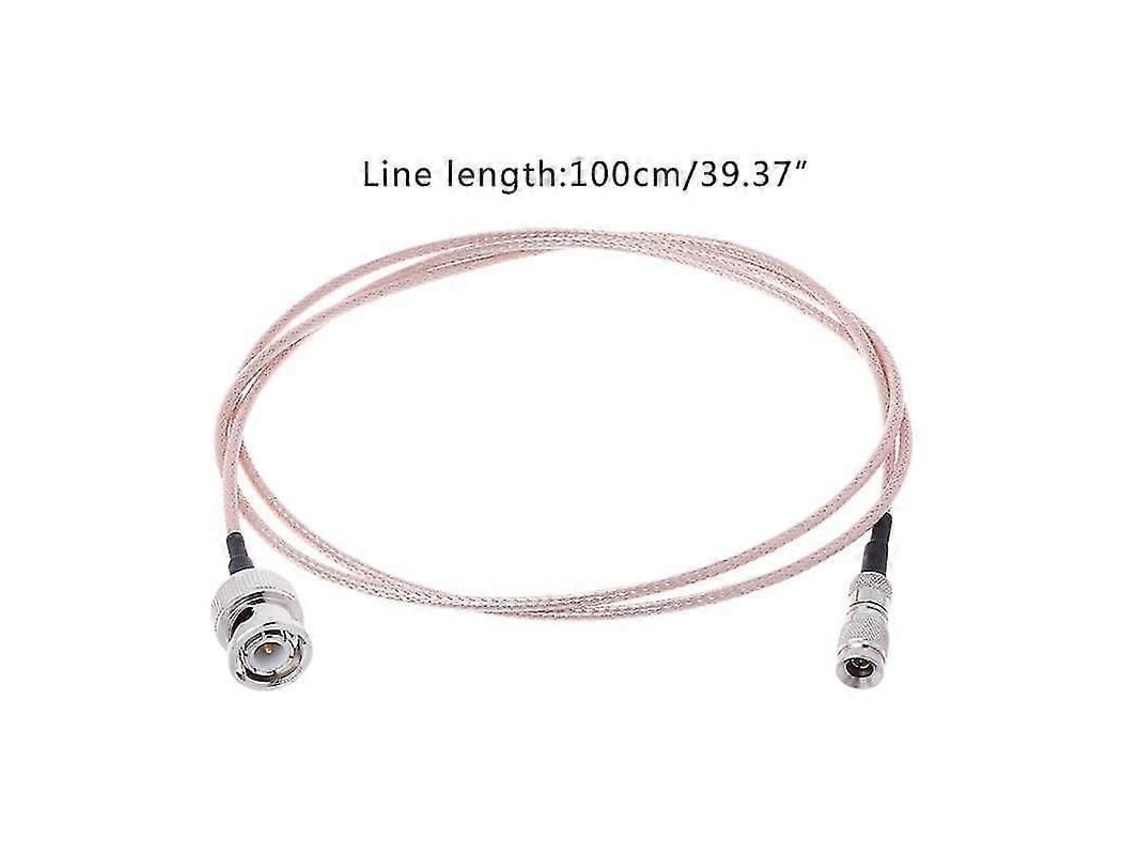 Fasst-cable Conector Din 1.0/2.3 Angulo Derecho A Bnc Macho Rg179 75ohm 100cm Oro Rosa Para Hd Sdi Blackmagic