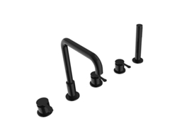 Grifo De Bañera 002 En Latón Negro, Colección Céphise