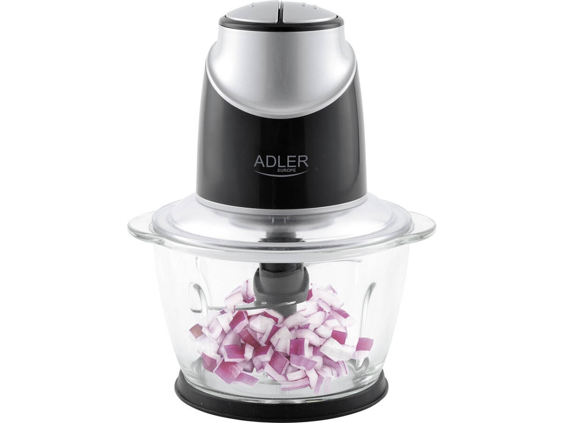 Picadora de alimentos eléctrica 1,2 litros 4 cuchillas de acero inoxidable ADLER Ad4082