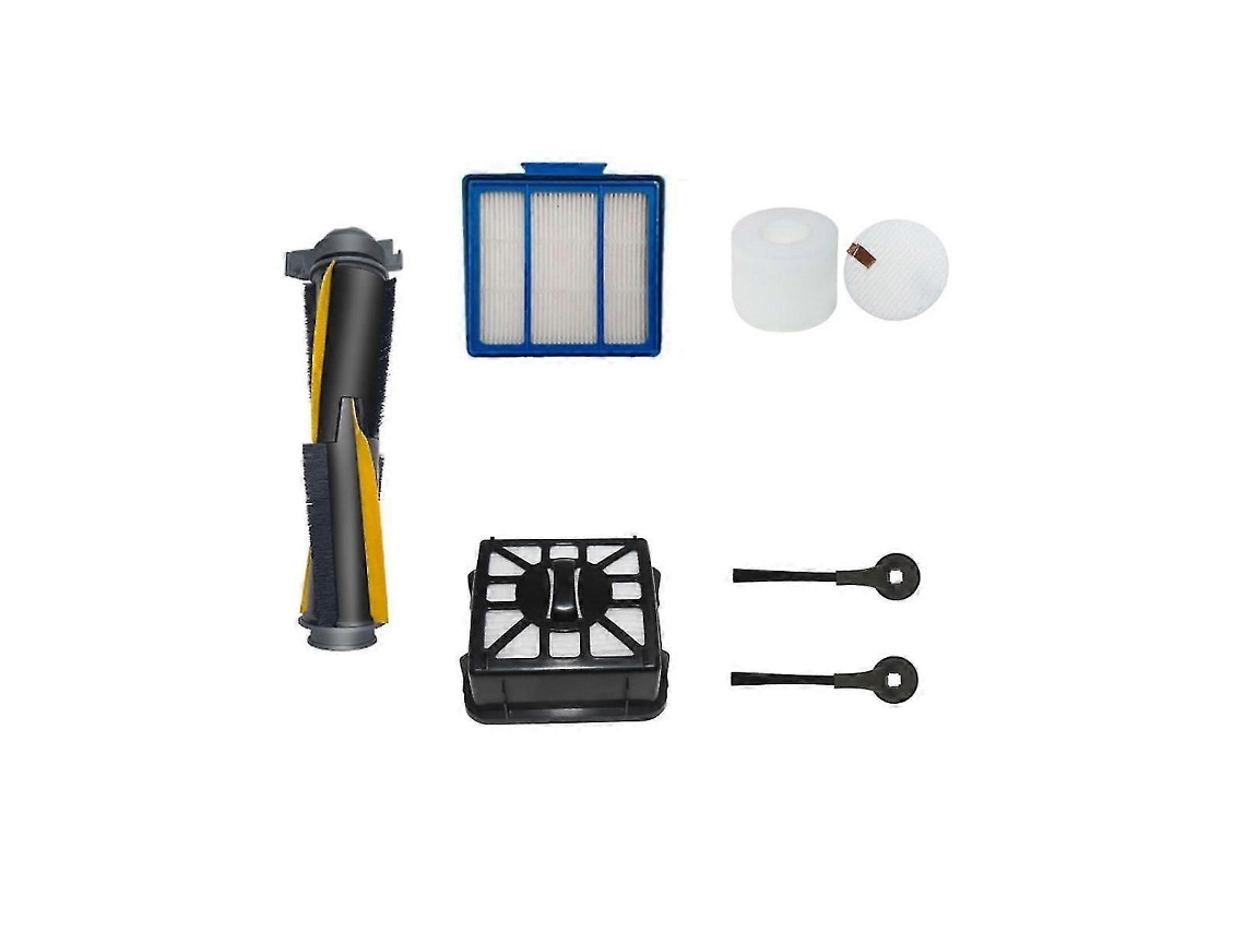 Adecuado para accesorios de la aspiradora inteligente Yunzii RV1001AE/RV2001AE, filtro de cepillo principal, filtro de algodón, filtro de polvo.