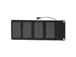 Cargador Solar Plegable Portátil De Alta Eficiencia De 7 W Con Panel Solar Para Baterías De 12 V Y Usb.