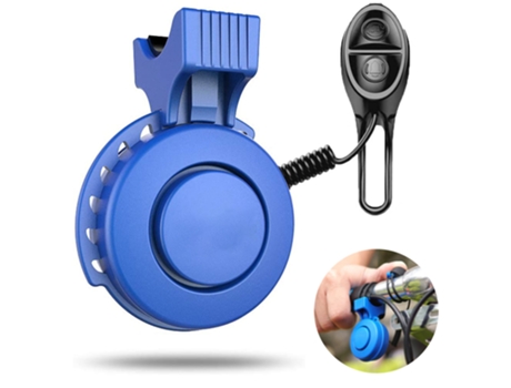 Bocina Eléctrica Para Bicicleta, 120 Db, Bocina Para Bicicleta, 4 Modos, Azul ZMDECQNA