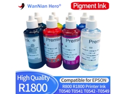 Tinta pigmentada compatible con Pigment-C (100 ml) para impresoras Epson Stylus Photo, R800, R1800, T0540, T0541, T0549, T0540, T054.