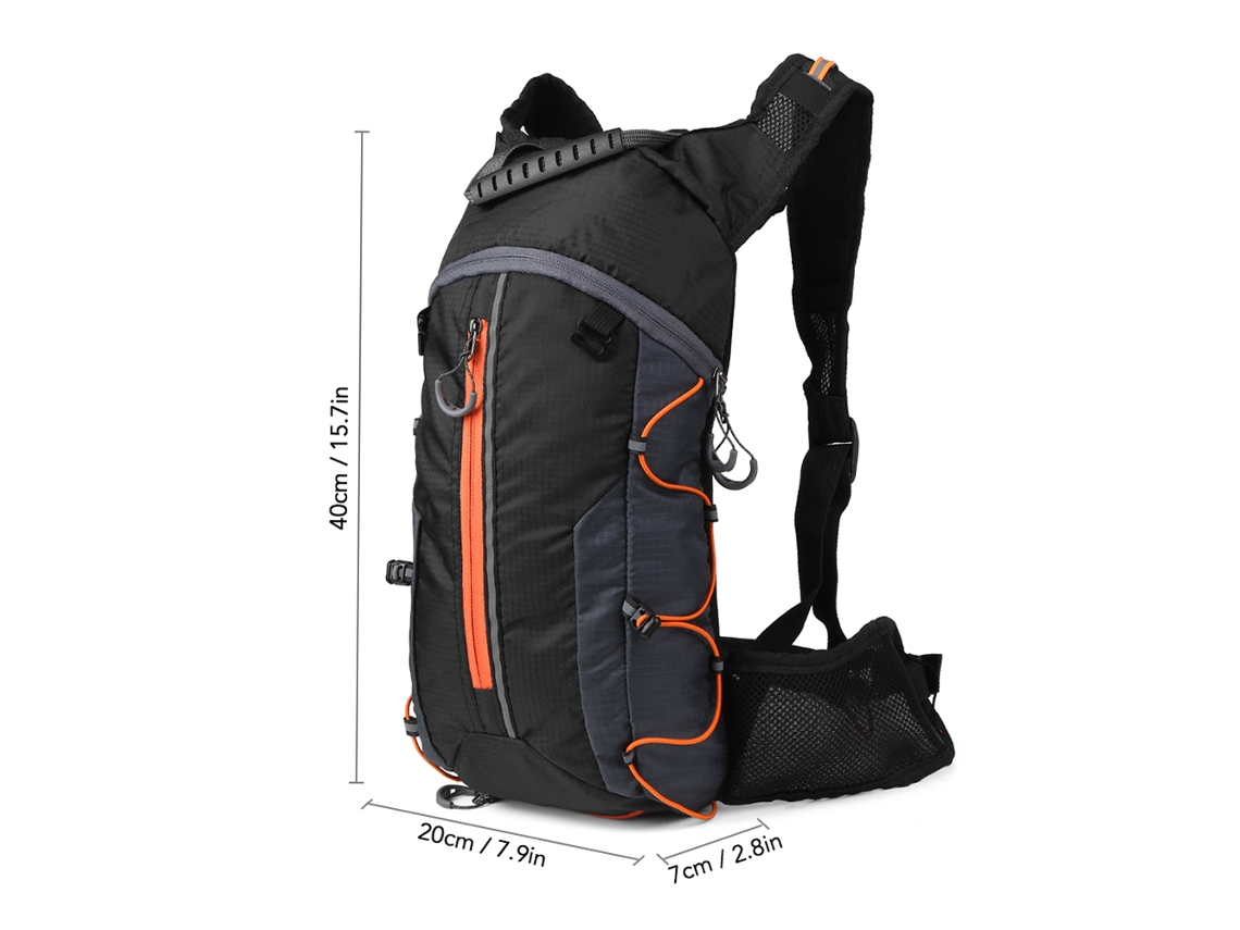 Mochila Hidratación Plegable Para Ciclismo Deportes Al Aire Libre Con Vejiga De Agua 2l