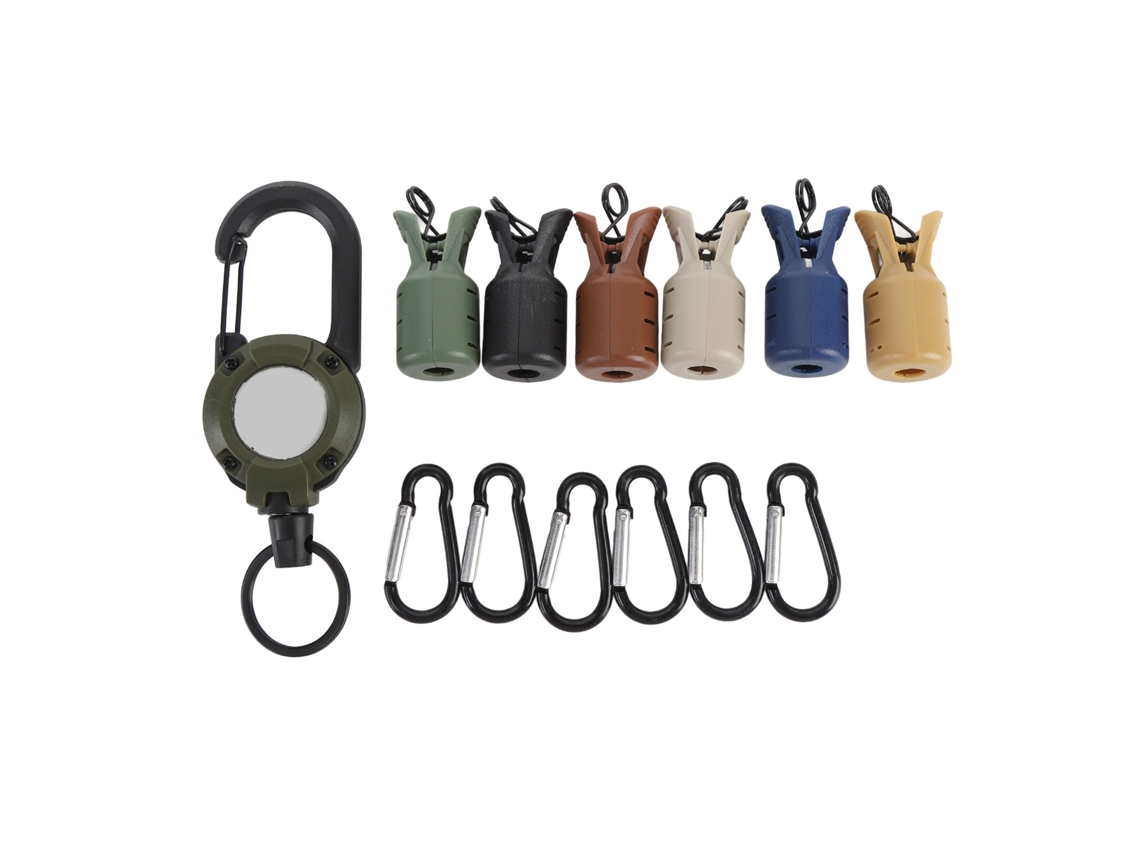Danu26-protector De Anzuelo Para Jig De Calamar Resistente Con Hebilla Retráctil Color Verde Ejército Para Mar Lago Río