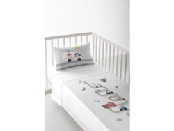SÁBANA ENCIMERA CON FUNDA DE ALMOHADA INFANTIL CUNA 60 EXTRA SUAVE FABRICADO EN ESPAÑA TRANSPORTES HACIENDO EL INDIO