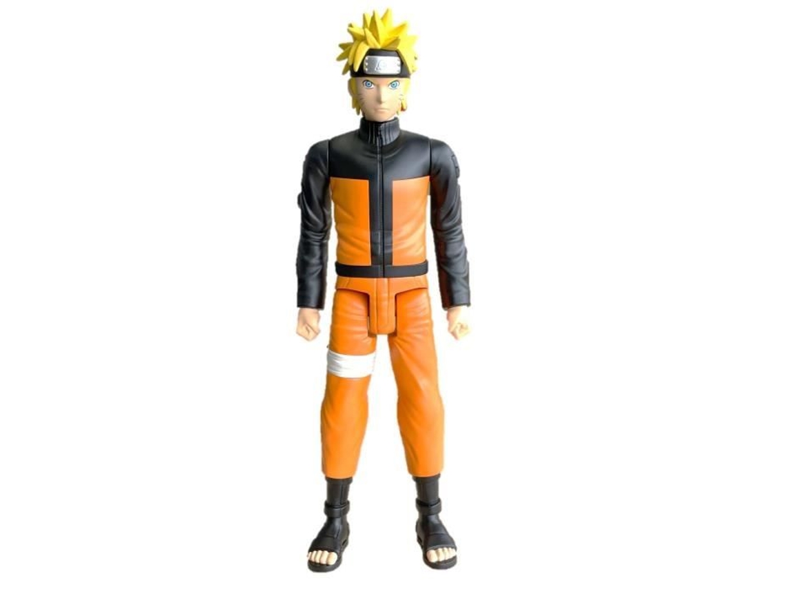 Figura articulada grande - BANDAI NAMCO - Anime Heroes - Naruto Shippuden - Figura Anime Heroes Mega 30 cm - Naruto Uzumaki