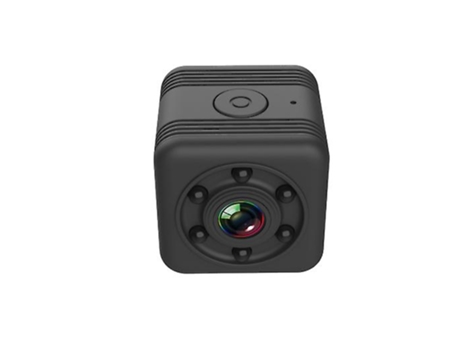 Mini cámara inalámbrica inteligente HD Wi-Fi visión nocturna detección de movimiento negro BISBISOUS