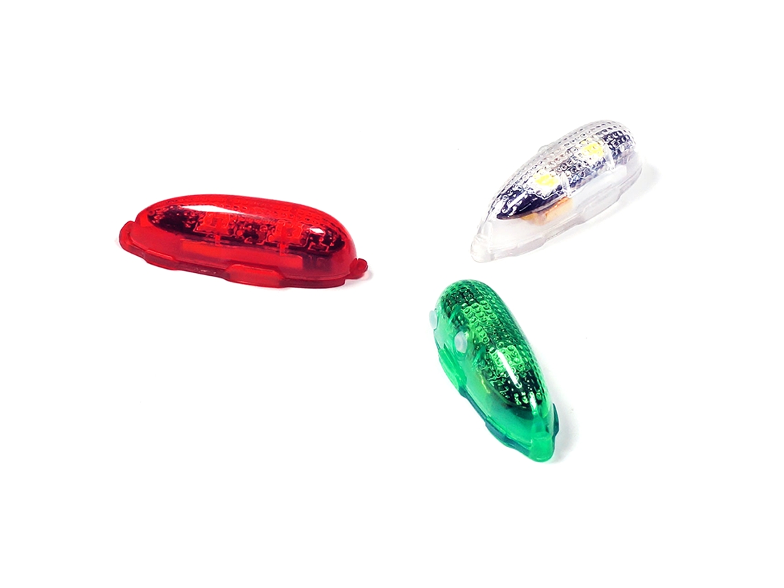 Juego de luces LED nocturnas estroboscópicas inalámbricas con batería integrada y controlador para avión RC