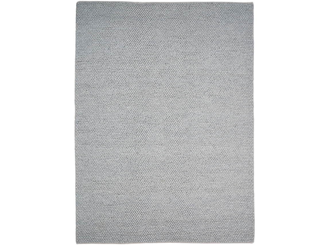 Consilio Concept Alfombra Wooly De Lana, Hecha A Mano, Natural Y Vegana, 200x290 Cm, Prata