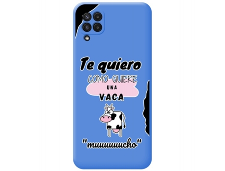 Carcasa Samsung Galaxy A22 4G / M22 TUMUNDOSMARTPHONE Silicona Líquida Dibujos Azul