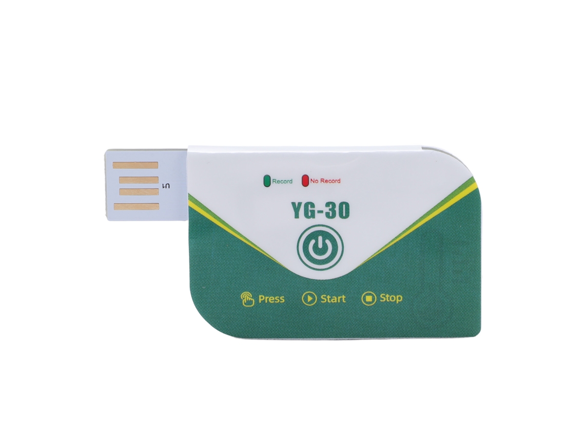 Registrador De Datos De Temperatura Usb Desechable Ip67 En Formato Pdf Para Cadena De Frío De 180 Días
