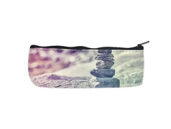 Estuche escolar de piedra arenisca, bolsa para lápices, bolsa organizadora con cremallera Chennnls