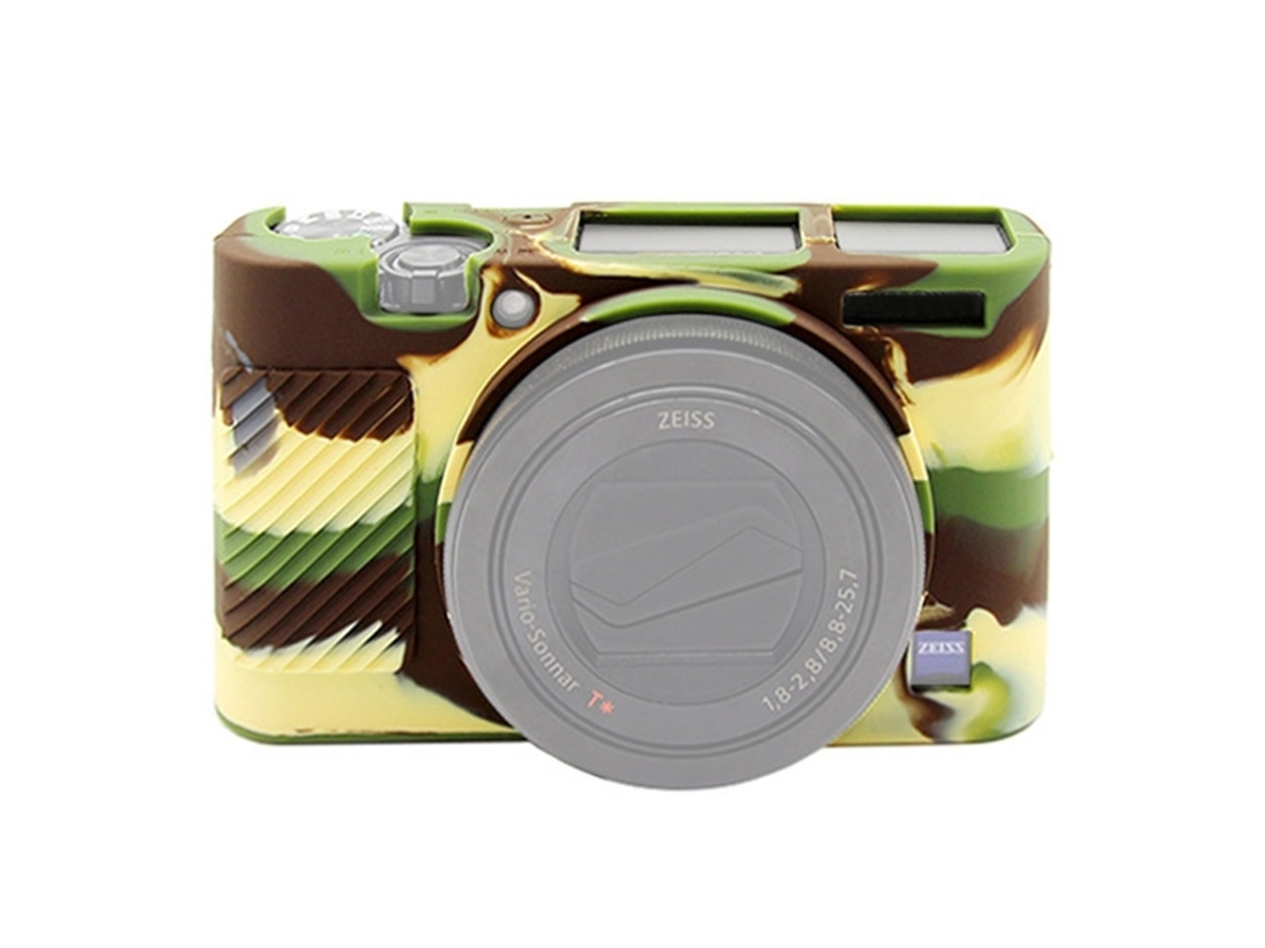 Funda protectora de silicona suave para Sony RX100 IV (M4) Camuflaje